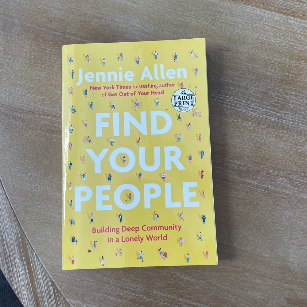 Find Your People Book Large Print